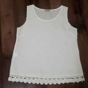 Bellambra linen tank / M